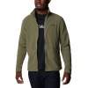Polar męski Columbia FAST TREK LIGHT Full Zip Fleece - Stone Green